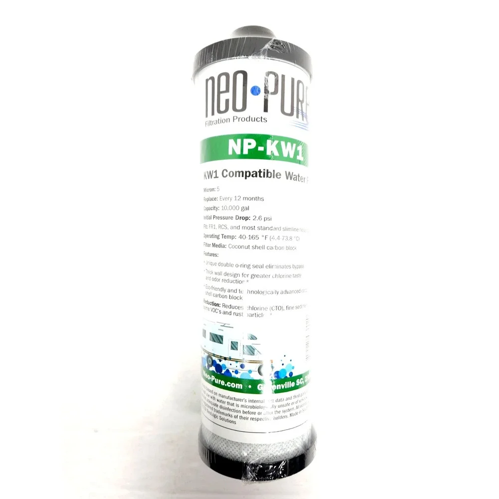 WaterPur™ & Clear Choice™ KW1 Replacement RV Water Filter by Neo-Pure NP-KW1